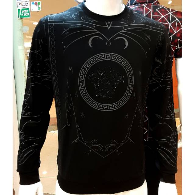 Kaos lengan panjang cowok versace keren,kekinian