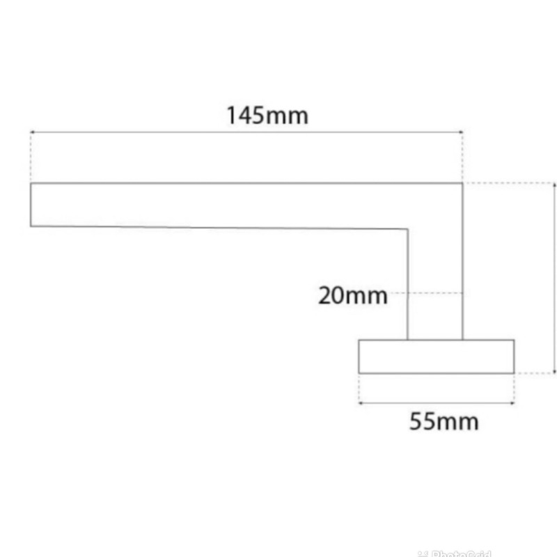 Handle model pisah rosete black hitam series hitam handle pintu model pisah stanlis handle pintu kunci pintu