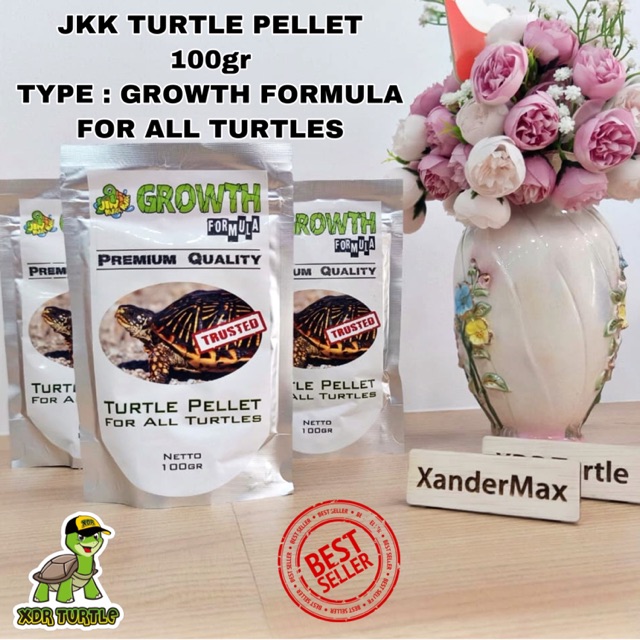 JKK GROWTH FORMULA 100gr MAKANAN PELET KURA2 AIR TURTLE KURA KURA BRAZIL UNIFILIS RES HAMILTONI