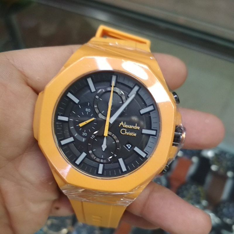 JAM TANGAN PRIA ALEXANDRE CHRISTIE ORIGINAL AC 6590MC/6590