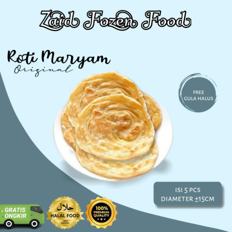 

✅ (COD) ROTI CANAI MARYAM CANE PARATA RASA ORIGINAL CEMILAN RUMAHAN FROZEN FOOD MURAH