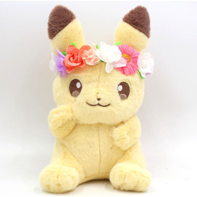 【Ready Stock!!!】Pokemon Center Pikachu&amp;Eevee's Easter Plush Doll Cute Animal Stuffed Gift Toy