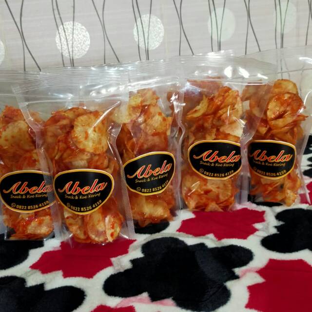 

Kripik singkong balado padang 100gr