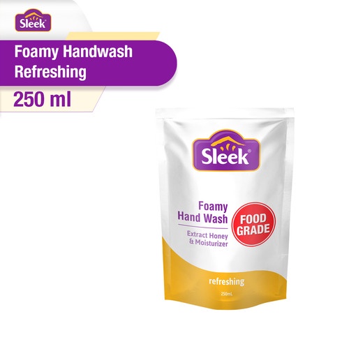 Sleek Foamy Handwash Refill 250ml / Hand wash / Sabun Cuci Tangan