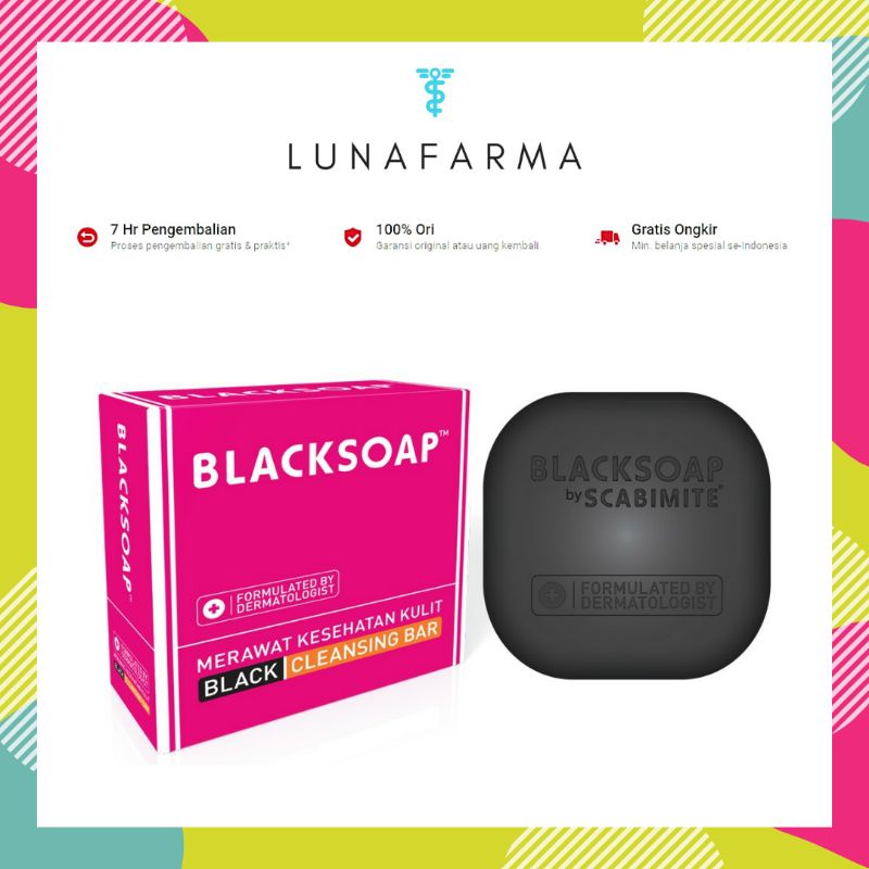 Black Soap by Scabimite - Perawatan Kulit Scabies - Blacksoap