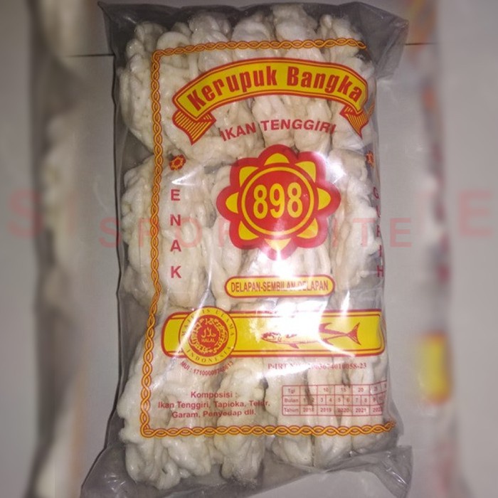 

NEW Kerupuk Bangka Ikan Tenggiri Snack 898 Isi 18 Pcs Besar