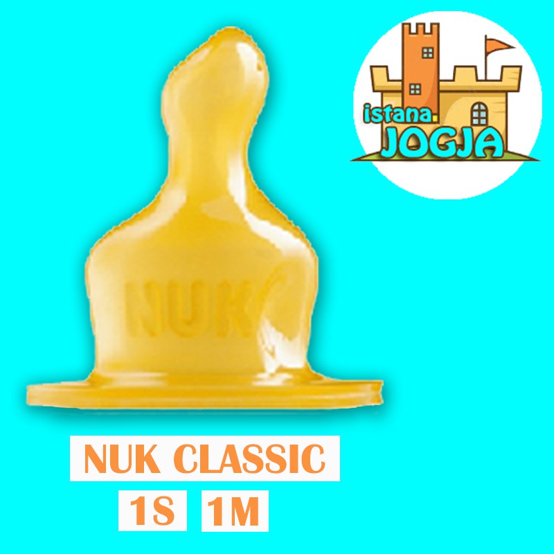 Dot Kuning NUK Classic Latex; 0-6 Bulan
