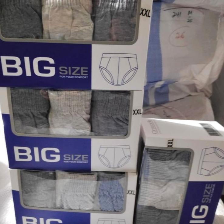 ☇ Cd Croile jumbo xxl dan xxxl / Celana dalam Crocodile 240 BIG SIZE jumbo mysty katun original / cd