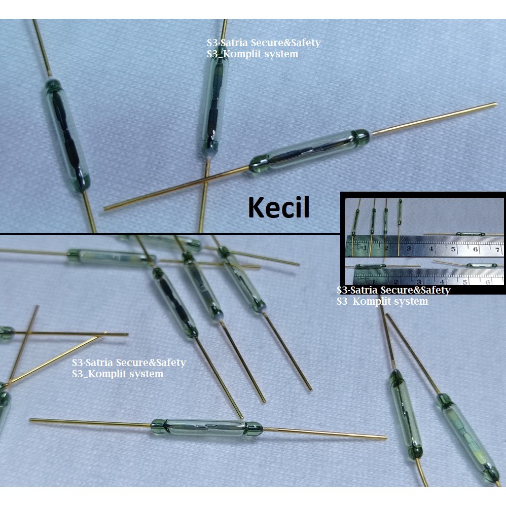 reed switch gold kecil magnet Sensor red Saklar magnetron Magnetic