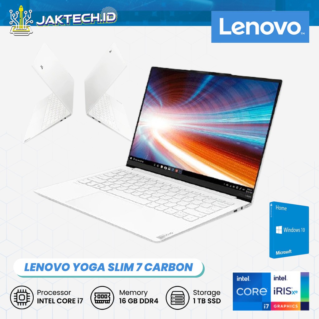 LENOVO Yoga Slim 7 Carbon 13ITL5 i7-1165G7 16GB SSD 1TB Intel Iris Xe Graphics (13,3&quot;QHD) PUTIH