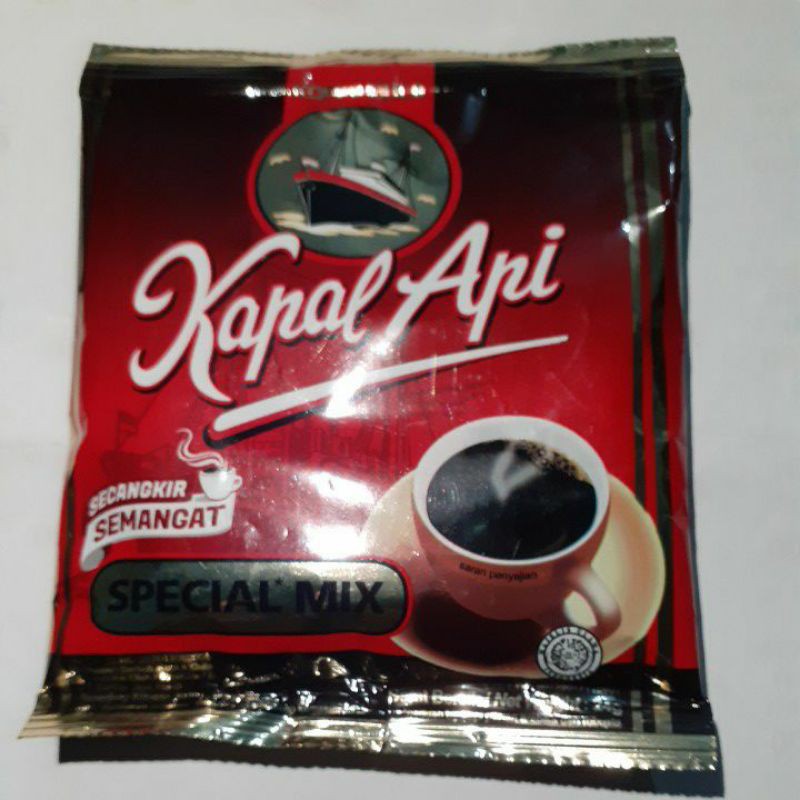 

kopi kapal api spesial mix sachet kopi hitam plus gula