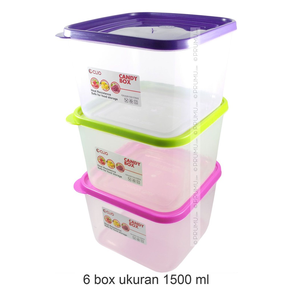 6 Kotak Makan | Lunch Box | Tempat Makan | Tempat bekal | Kotak bekal - 8012