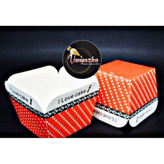 Sale Paper Case Roti/Baking Cup Muffin Bruder Kotak/Square Terbatas