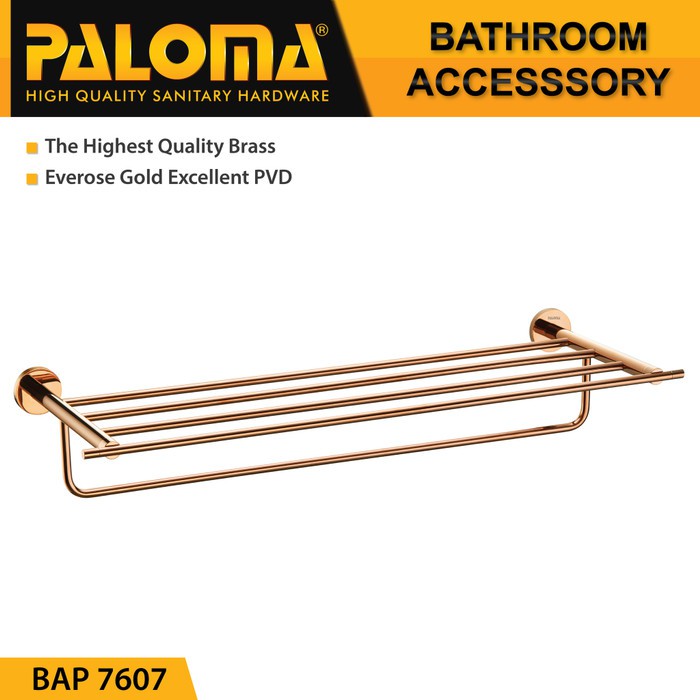 PALOMA BAP 7607 Rak Handuk Baju Gantungan Hanger Dinding Kamar Mandi