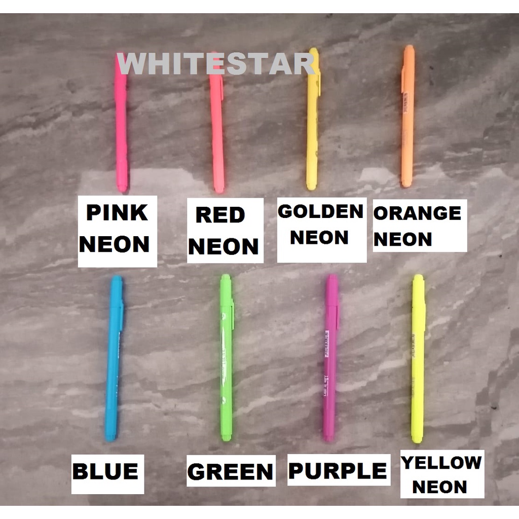 

highlighter / stabilo standard lite me dual tip (ujung ada 2)