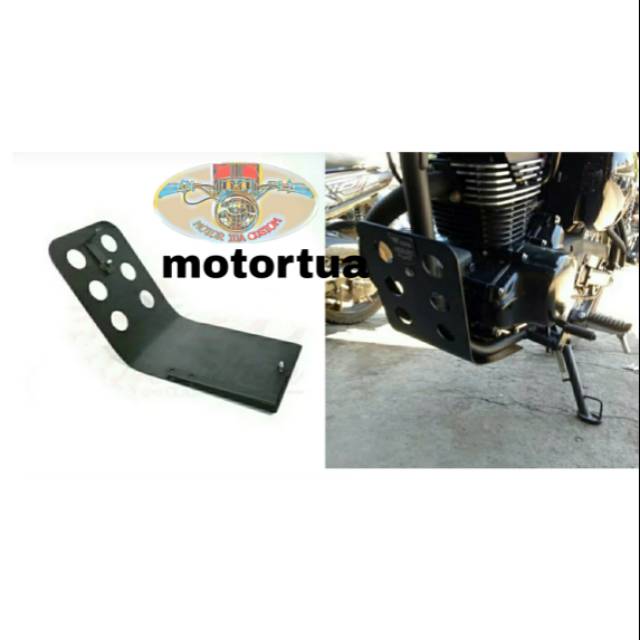 Skidplate pelindung mesin pnp tiger megapro gl seris