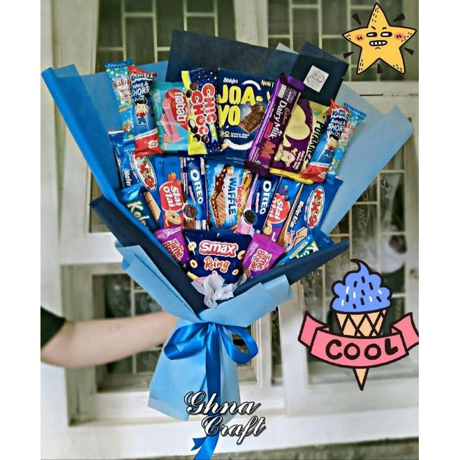 

bouqet snack wisuda anniversary hadiah valentine