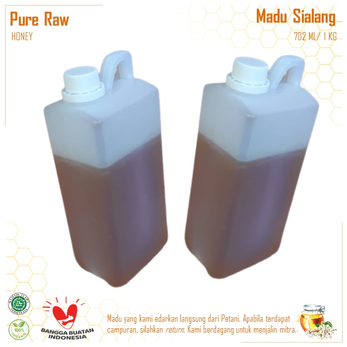 

Madu Murni Sialang Riau 1 KG Pure Raw Honey Tanpa Olahan & Campuran Supplier Madu Sumatera