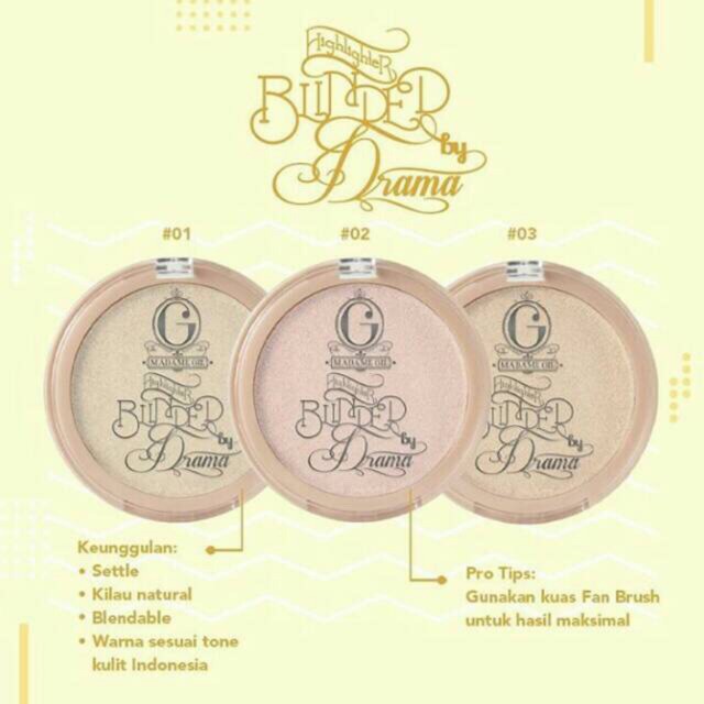 ✿ MADAME ✿ MADAME GIE BLINDED BY DRAMA HIGHLIGHTER MADAMEGIE BROW DRAW CATCH THE GLEAM