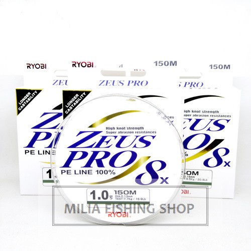 Senar Benang Tali PE Ryobi Zeus Pro x8