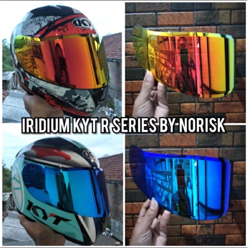 KACA VISOR HELM KYT VENDETTA 2 VISOR HELM FALCON FR KACA NORISK