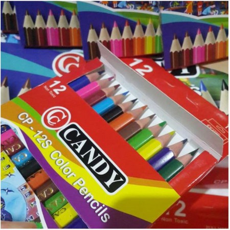 

Pensil Warna Candy Pendek 12 warna