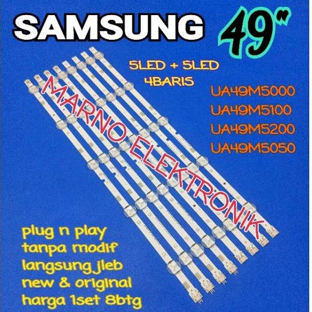 LAMPU BL BACKLIGHT LED TV SAMSUNG 49 INCH UA49M5200AK UA 49M5200 AK UA49M5200 AK BL 49IN UA49M5050AK