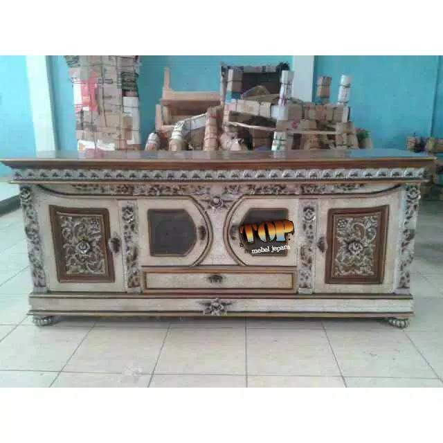 bufet kaca mata,top,mebel jepara,furniture