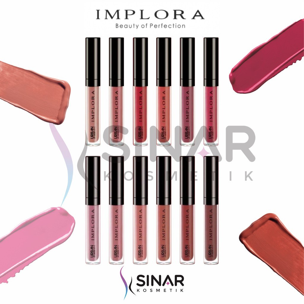 ✦SINAR✦ [NEW Implora X Relaxa] Implora Lip Cream Matte - Warna Lengkap