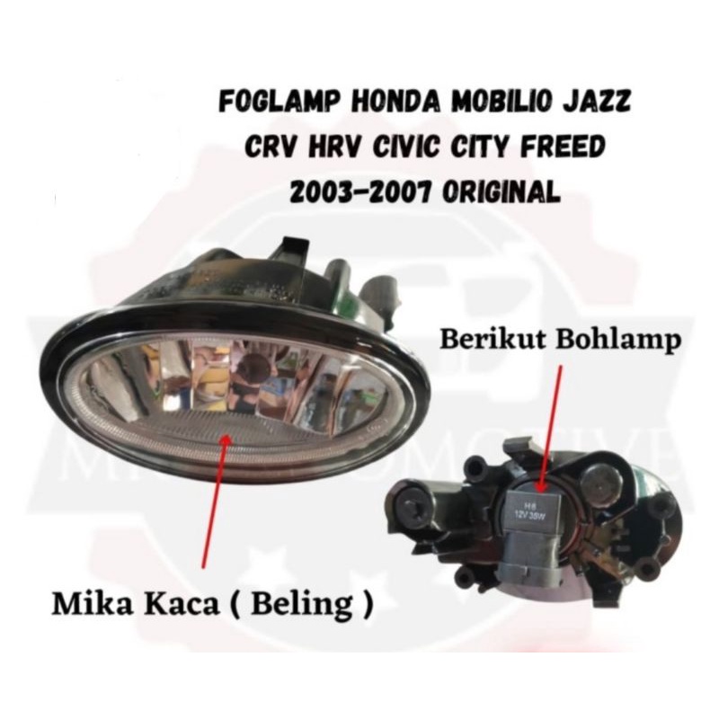 Lampu Foglamp Mobil FREED Lampu Kabut Original