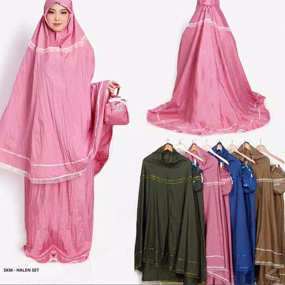 ✤ Loufie Collection - Mukena Parasut Dewasa Tebal - Mukenah Parasit Travelling ✳