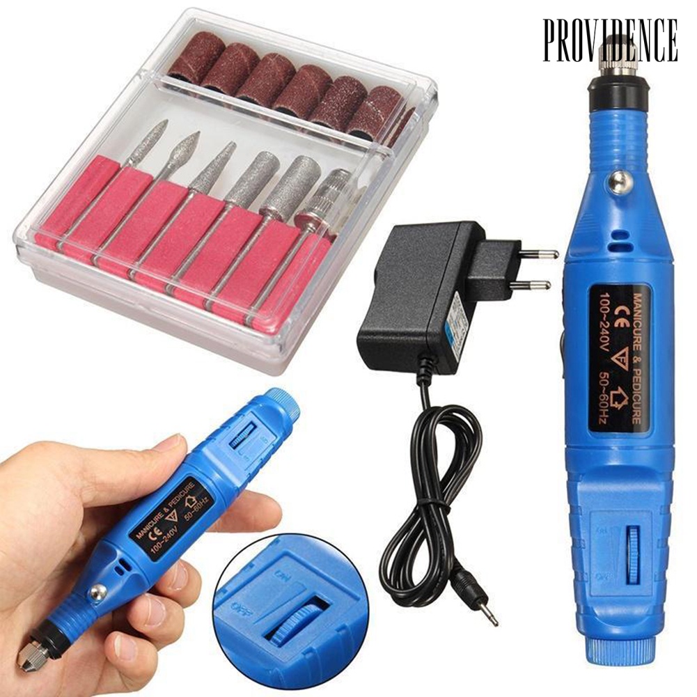 Providence Mini Electric Nail Art Drill Pen Grinder Polishing Exfoliating Manicure Machine