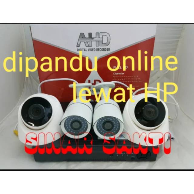 PAKET CAMERA CCTV 4MP 4CH FULL HD + HDD 1TB  ( komplit tggl pasang )