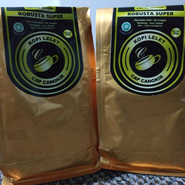 

Kopi Lelet Robusta Super (GOLD) Cangkir