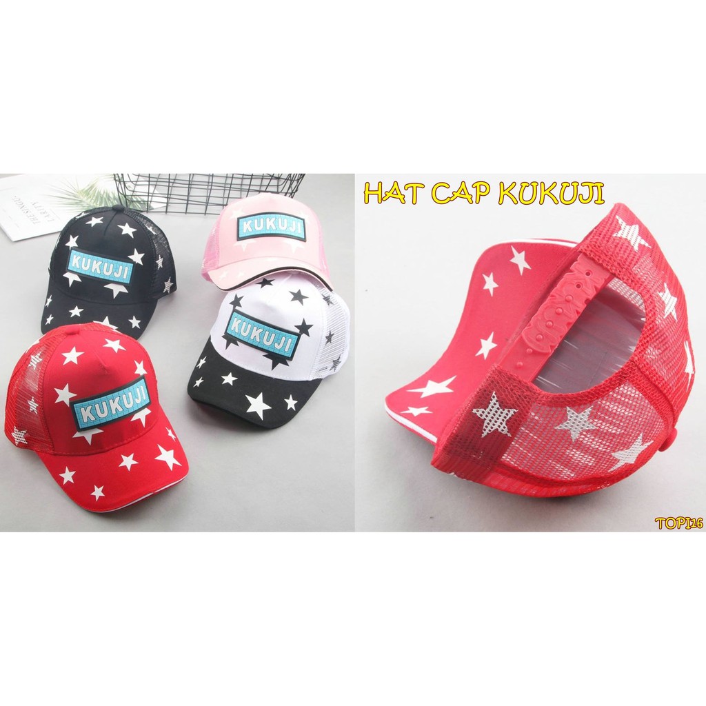 TOPI16 HAT CAP KUKUJI TOPI CAP ANAK