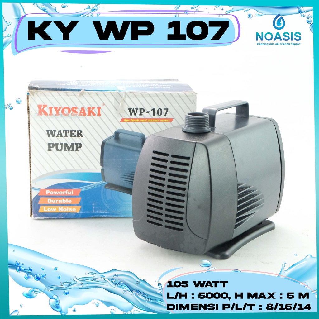 POMPA AIR CELUP AQUARIUM KIYOSAKI WP 107 SUBMERSIBLE PUMP