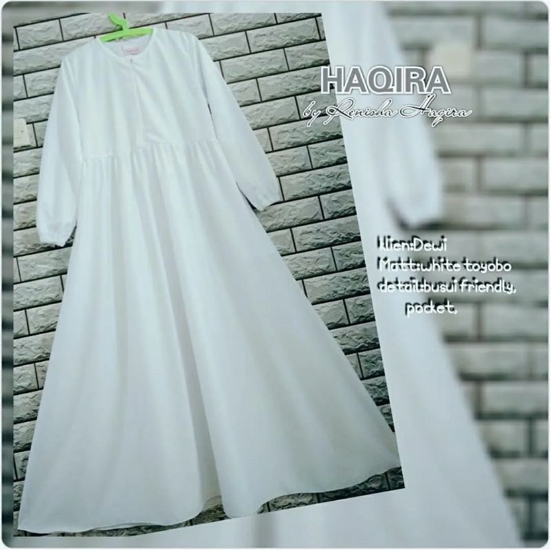 gamis toyobo royalmix putih