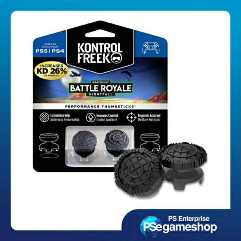 KontrolFreek FPS Battle Royale Nightfall untuk Pengontrol PS4/PS5 (BL-2345-PS5) Hitam