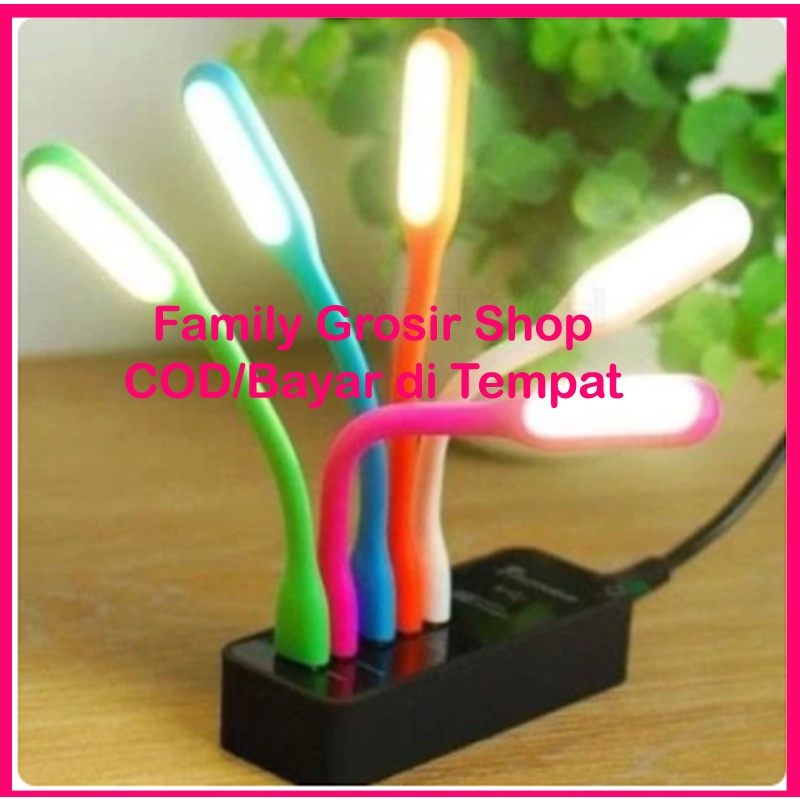 led light usb / lampu led elastis / lampu baca model sikat gigi