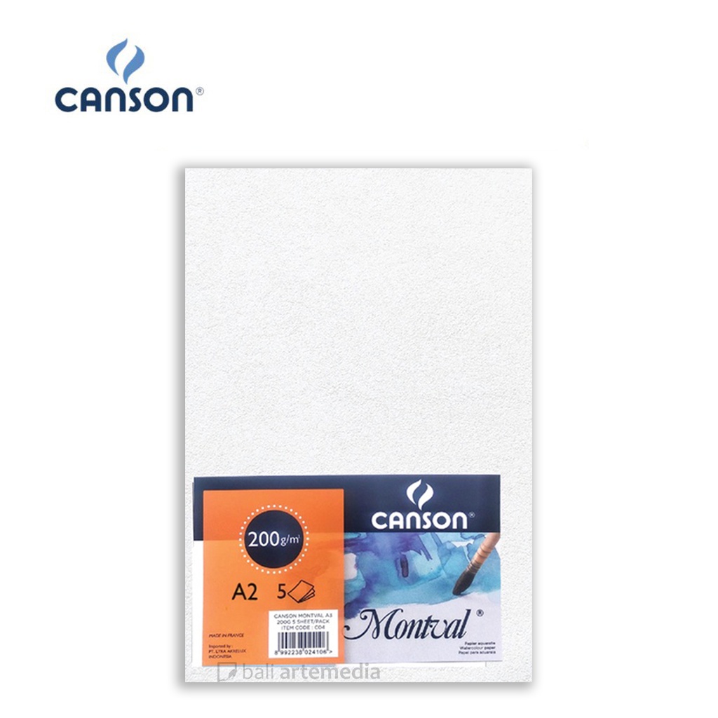 Canson Montval Sheets - 200gsm (A4 / A3 / A2)