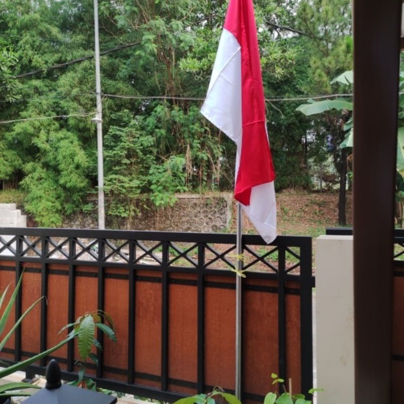 Paket Tiang Bendera Galvanis 3 meter anti karat