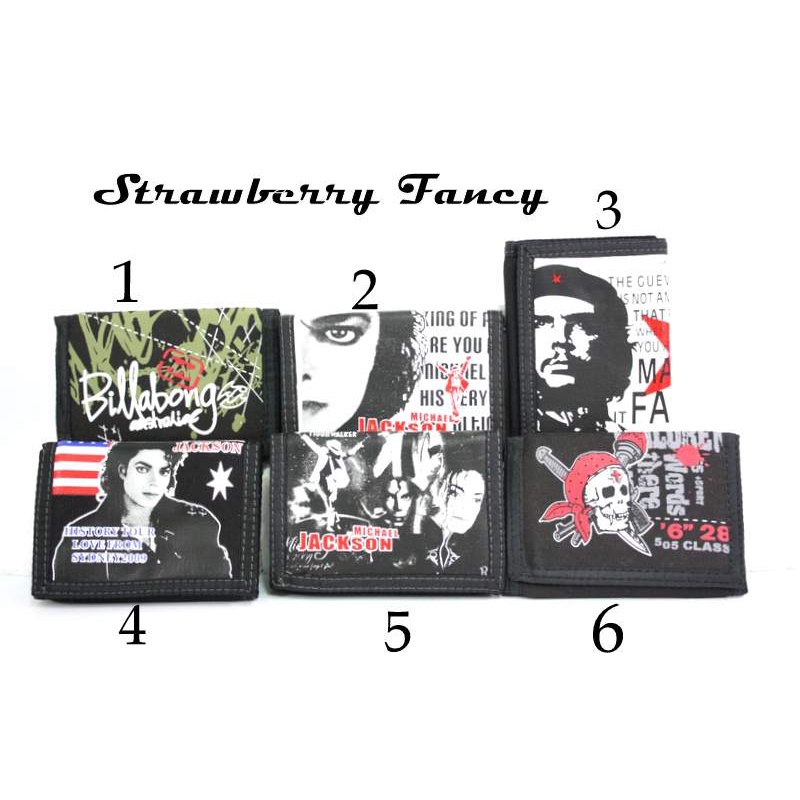 Billabong Surfer Mens Velcro Wallet / Dompet Cowok Lipat Motif Billabong-1