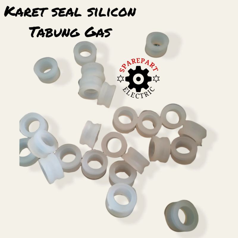 SEAL KARET SILICON UNTUK TABUNG GAS LPG ELPIJI 12KG 5,5KG 3KG SEAL PUTIH