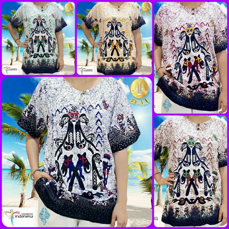 baju bali cowok cewek size XL ld 110 cm baju bali unisex bahan rayon berkwalitas halus, lembut dan adem