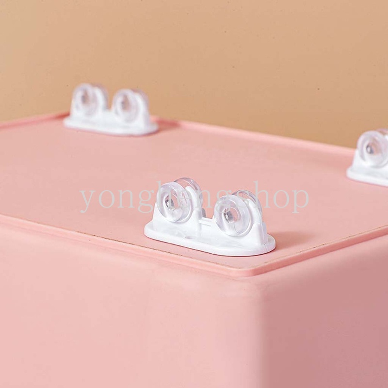 4pcs / set Roda Kastor Universal Dengan Perekat Anti Gores