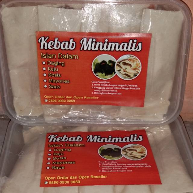 

Kebab minimalis daging asli