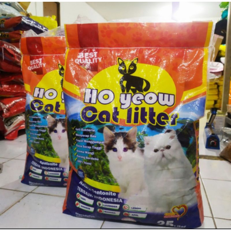 Pasir wangi kucing - HO YEOW gumpal 25L gojek grab