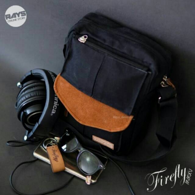 TAS SELEMPANG SLINGBAG TERLARIS UNISEX BAILEY BLACK