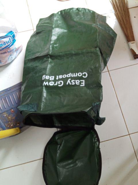 Tas Kompos-olah Limbah-daun-sampah Organik/compost Bag-hijau
