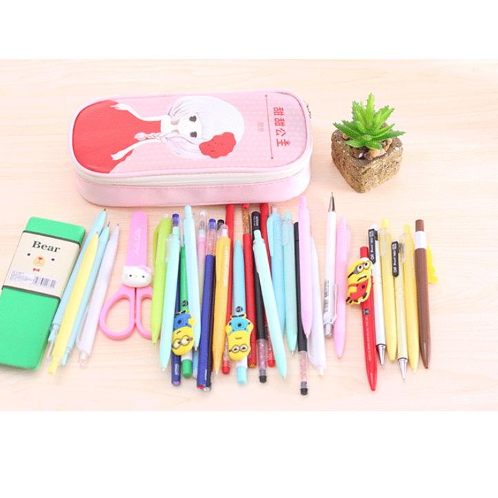 

[KODE ST808] Tempat Pensil JUMBO KARTUN CEWEK CANTIK / Tepak Tempat Alat Tulis Besar Polos Gambar Cewek Lucu Imut